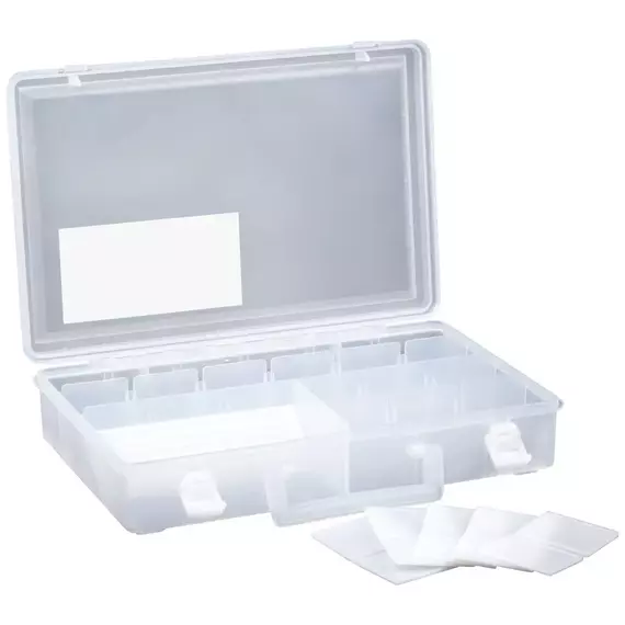 Коробка Meiho Feeder 1800 333x228x72mm к:clear, фото , изображение 2